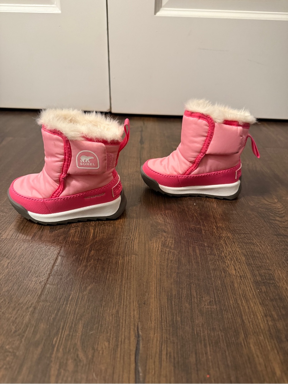 Sorel Kids Pink Faux-Fur Winter Boots
